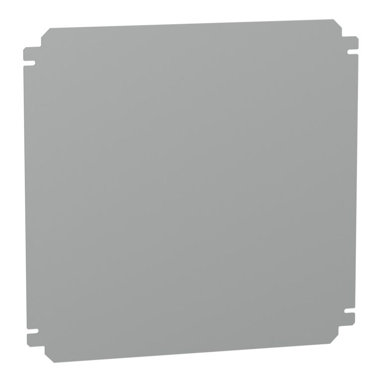 Plain mounting plate H400xW400mm made of galvanised sheet steel