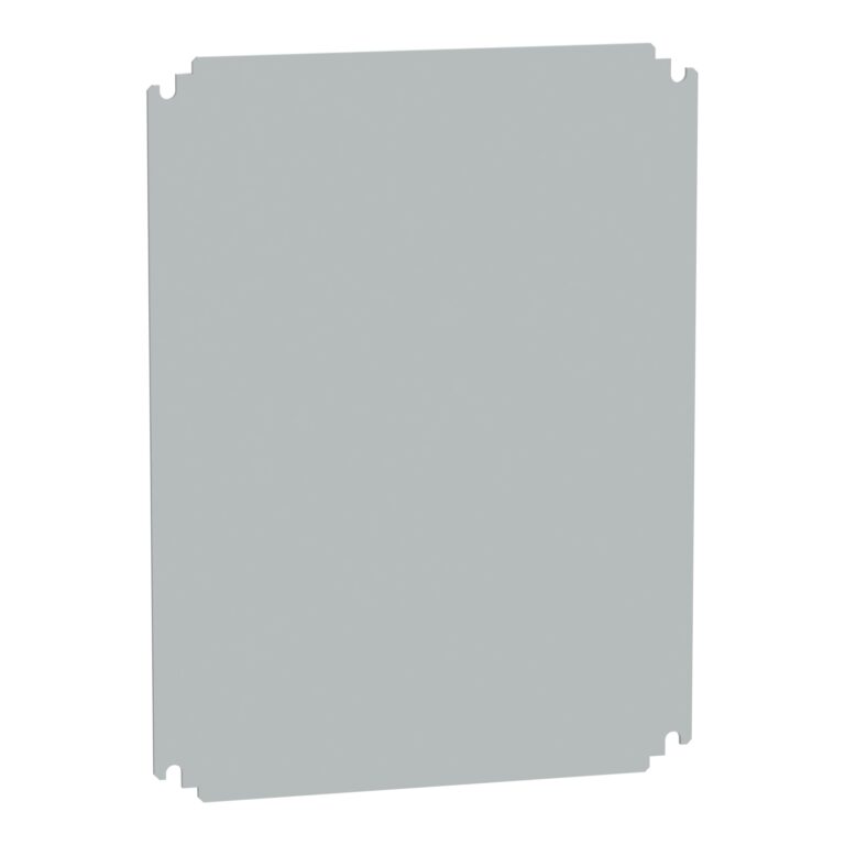 Insulating mounting plate for enclosure H500xW400mm made of polyester