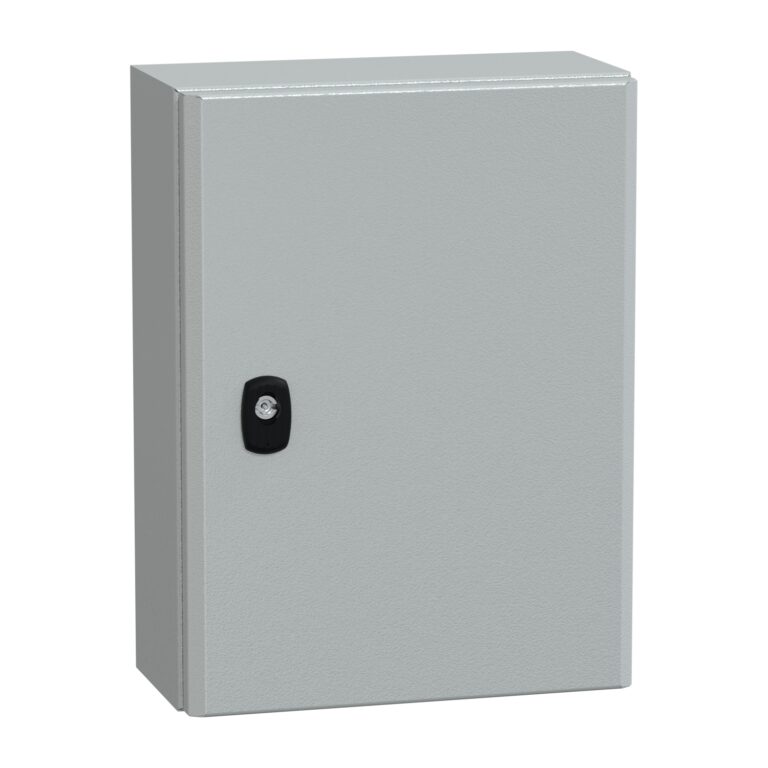 Wall mounted steel enclosure
