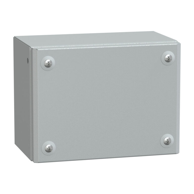 Metalna ind. kutija puna vrata V150xŠ200xD120 IP66 IK10 RAL 7035