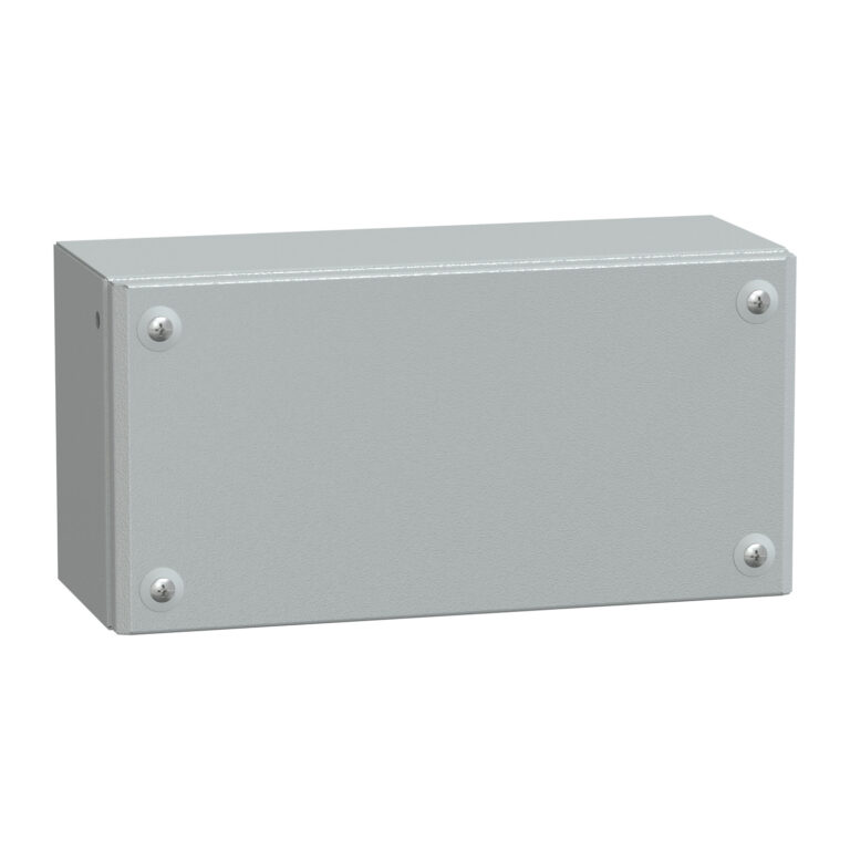 Metalna ind. kutija puna vrata V150xŠ300xD120 IP66 IK10 RAL 7035