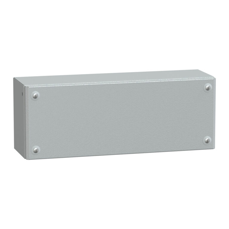 Metalna ind. kutija puna vrata V150xŠ400xD120 IP66 IK10 RAL 7035