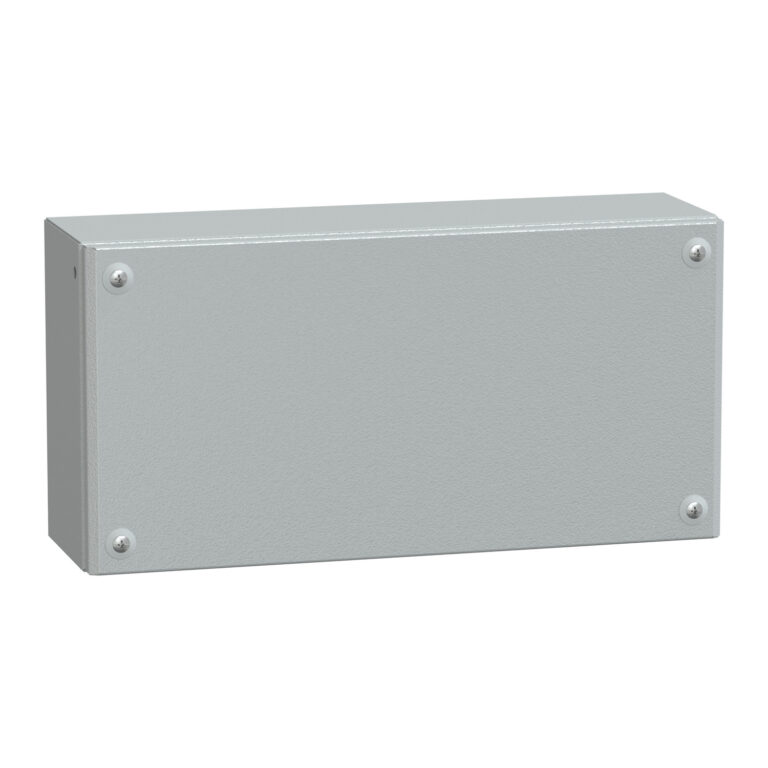 Metalna ind. kutija puna vrata V200xŠ400xD120 IP66 IK10 RAL 7035