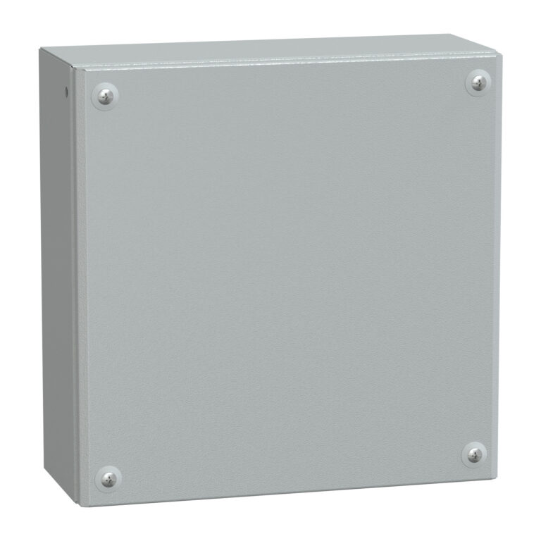 Metalna ind. kutija puna vrata V300xŠ300xD120 IP66 IK10 RAL 7035