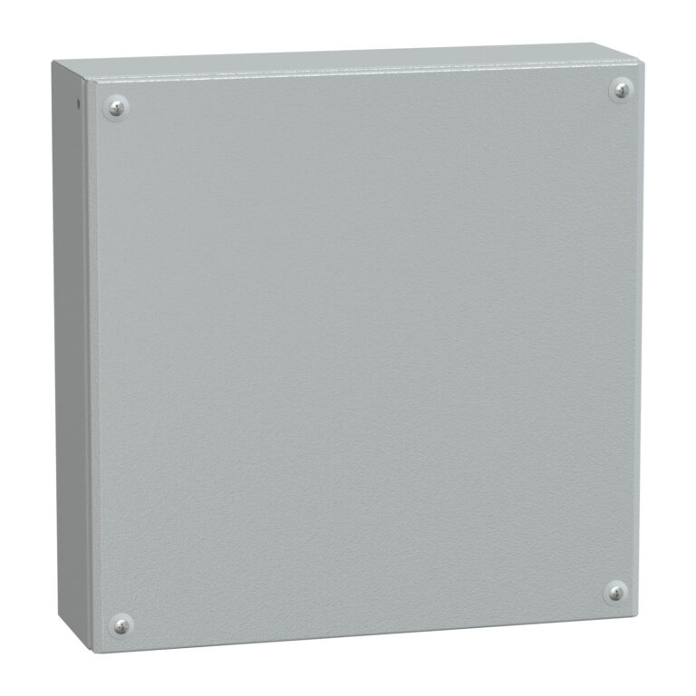 Metalna ind. kutija puna vrata V400xŠ400xD120 IP66 IK10 RAL 7035