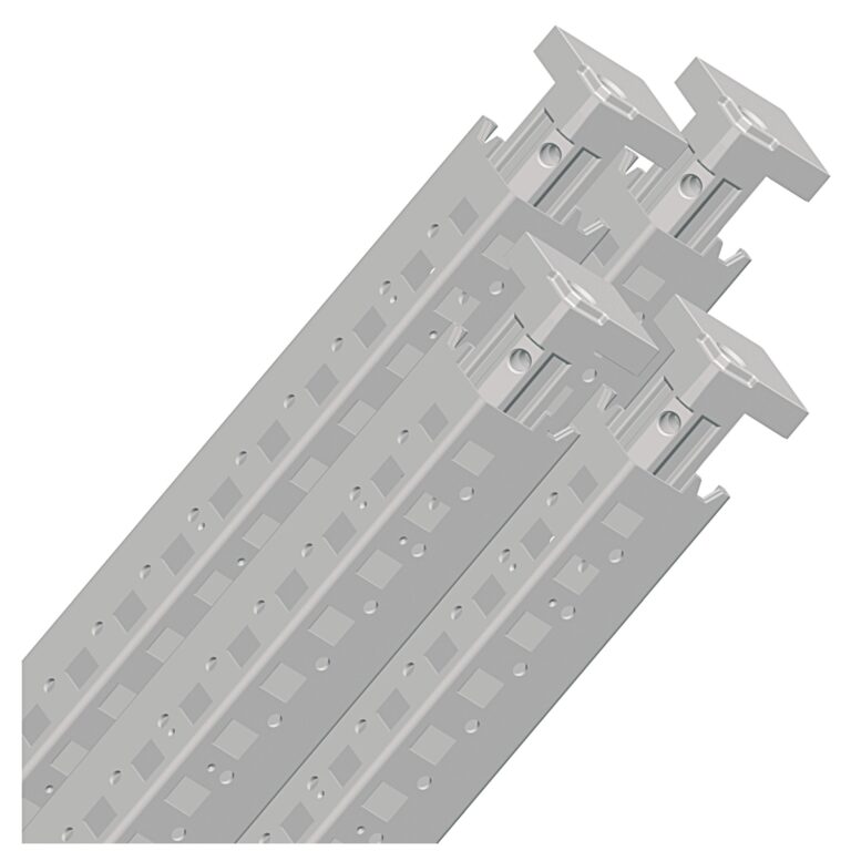 set od 4 vertikalna profila za Spacial SF orman. visina: 1800 mm. RAL 7035.