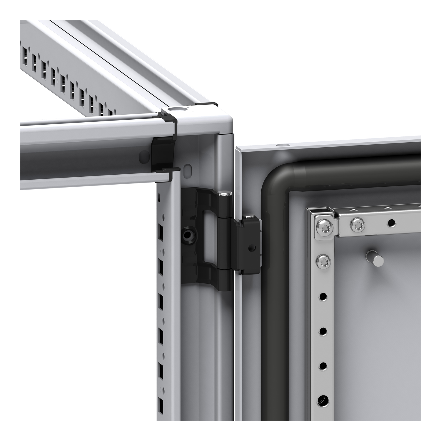 NSYSH180NC Spacial SF/SM 180° šarke - RAL 9005 - 60 kg mak. opterećenje