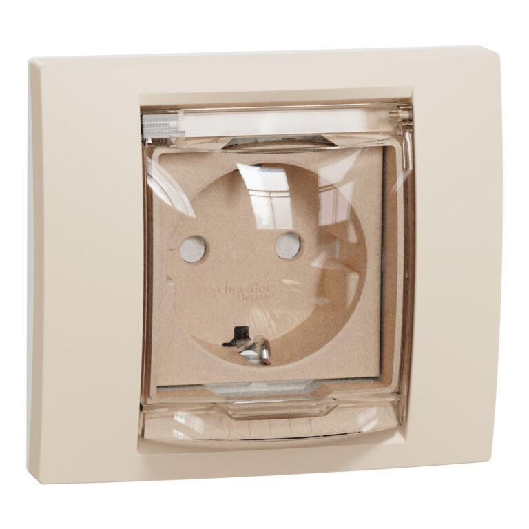 1 utičnica sa poklopcem IP44