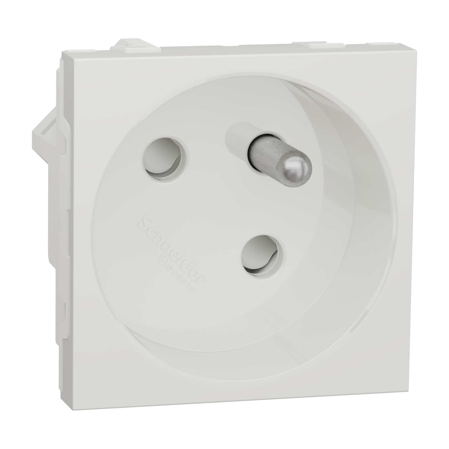 NU304920 Utičnica FR 2P+E 45º 16A 4TxP bela antib