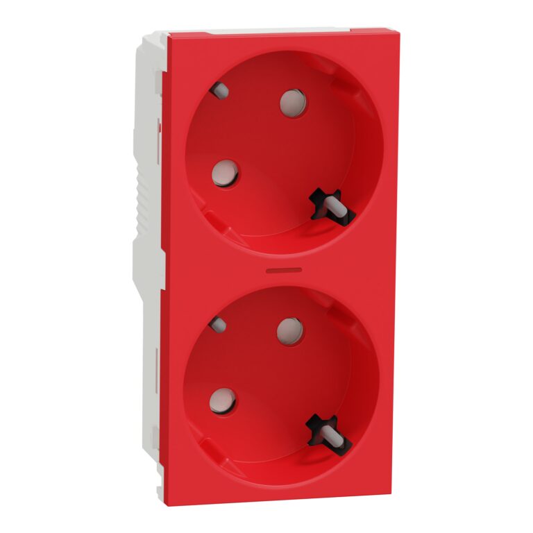 2xUtičnica šuko 2P+E vijč./IPT lamp crv
