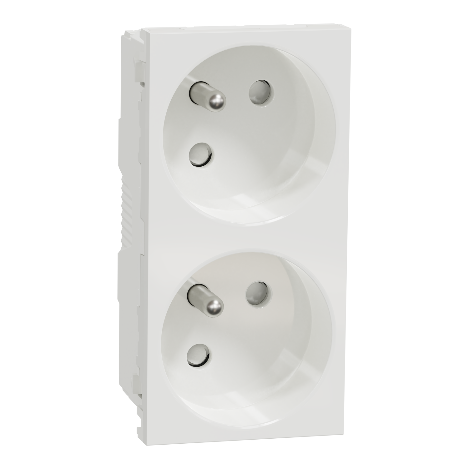NU306918T 2xUtičnica FR 45º 2P+E parapet bela