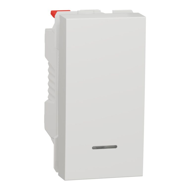 Taster lokator 10A 1 modul beli