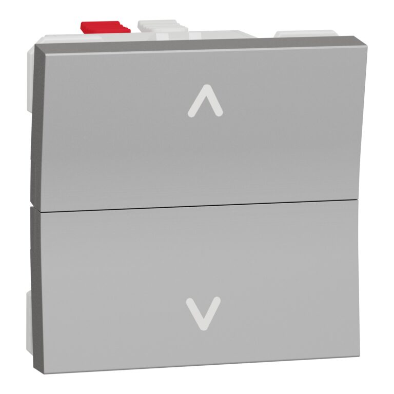 Taster za roletne 6A 2 modula aluminijum