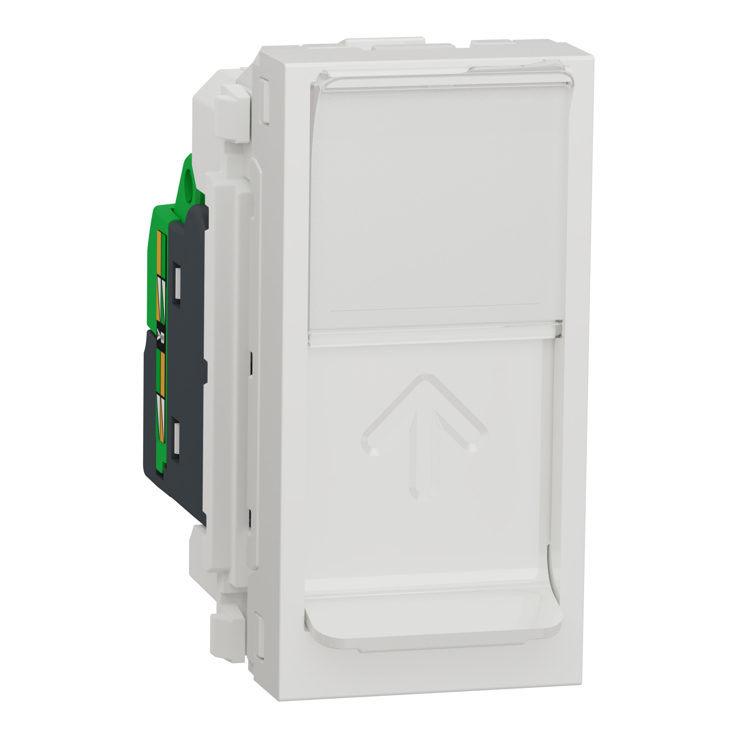 NU341218 Utičnica RJ45 CAT5 STP 1 modul bela