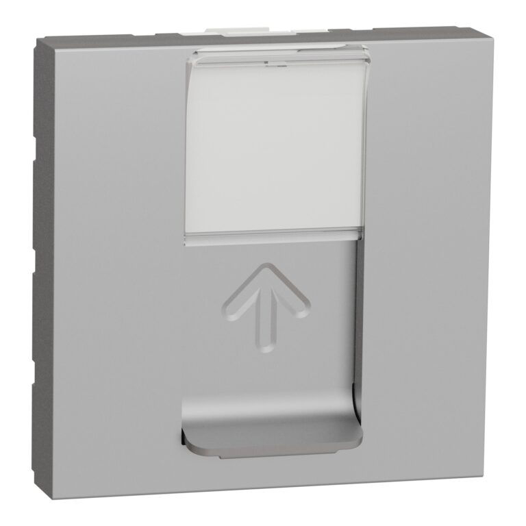 Utičnica RJ45 CAT6 STP 2 modula alu