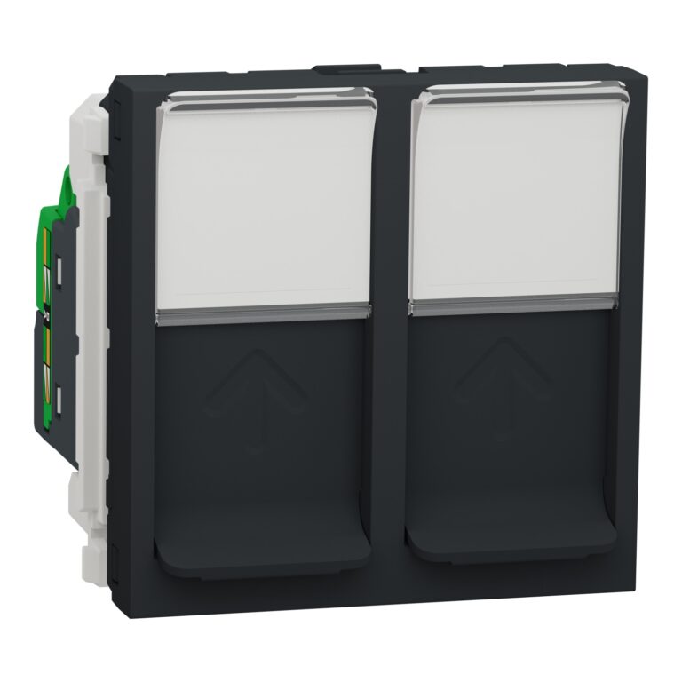 Dvostruka utičnica RJ45 CAT6 STP 2m antr