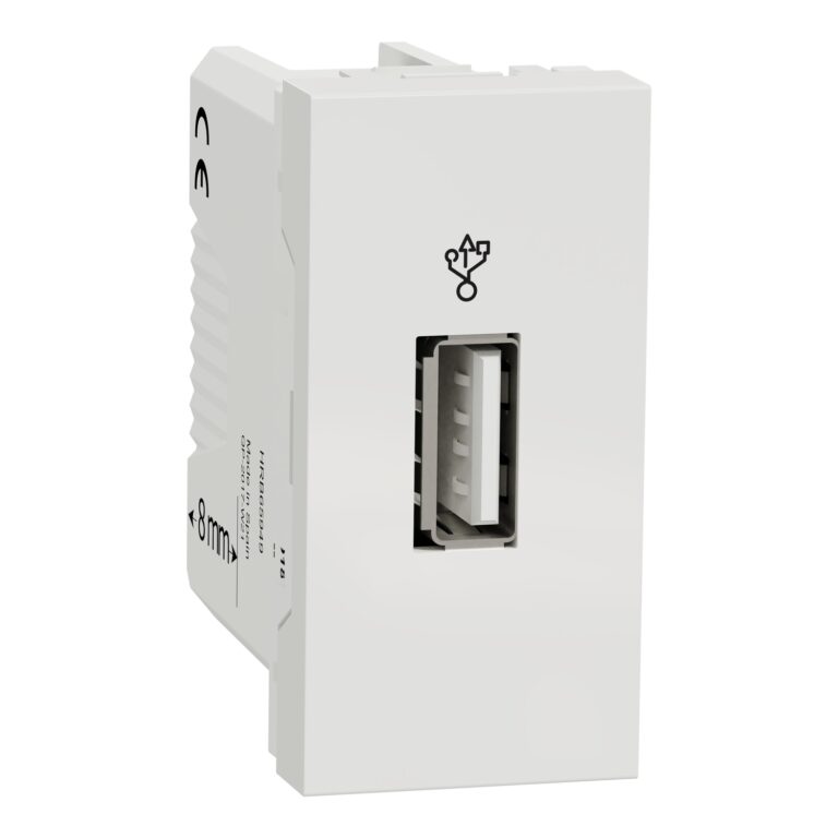USB 3.0 utičnica 1 modul bela