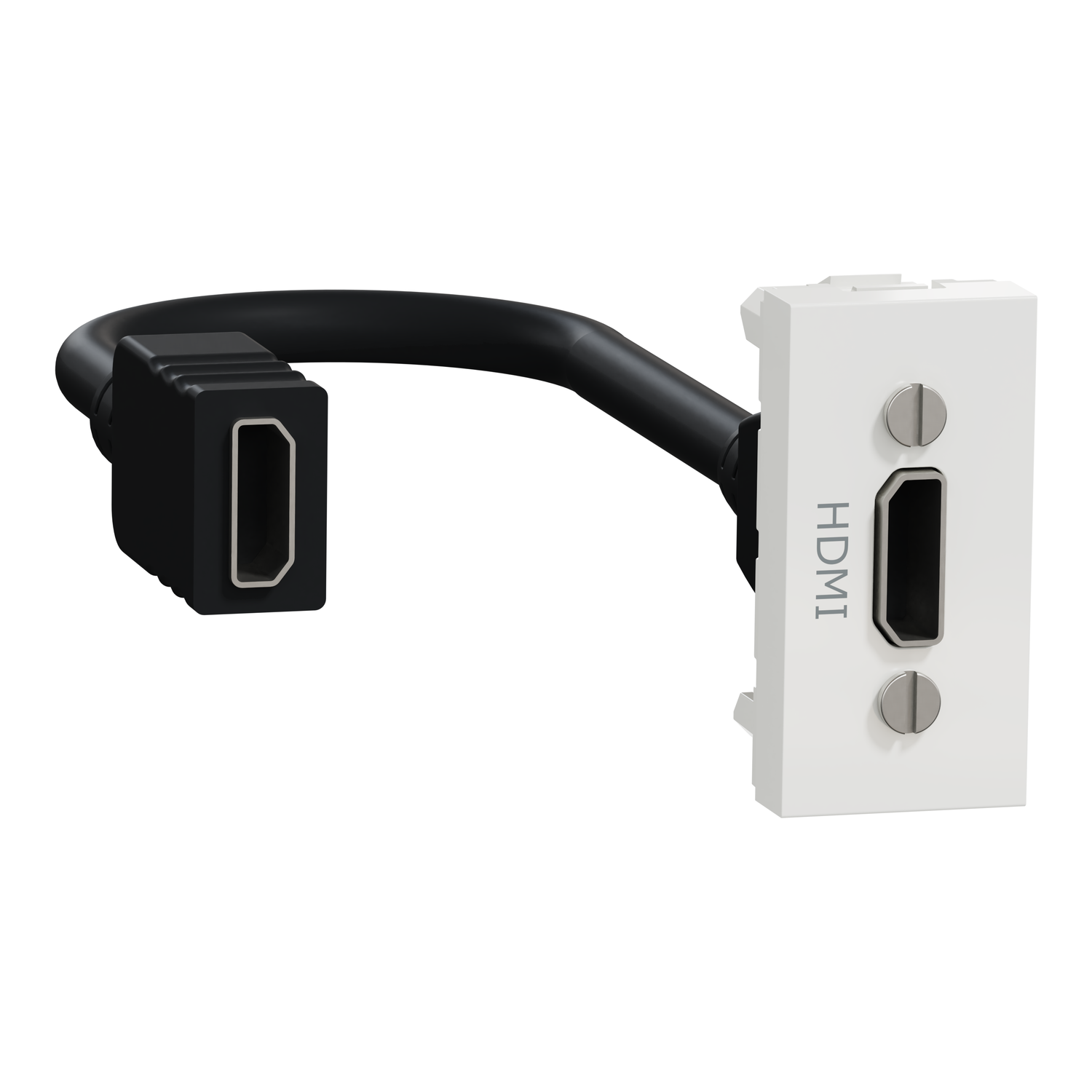 NU343018 HDMI utičnica 1 modul bela