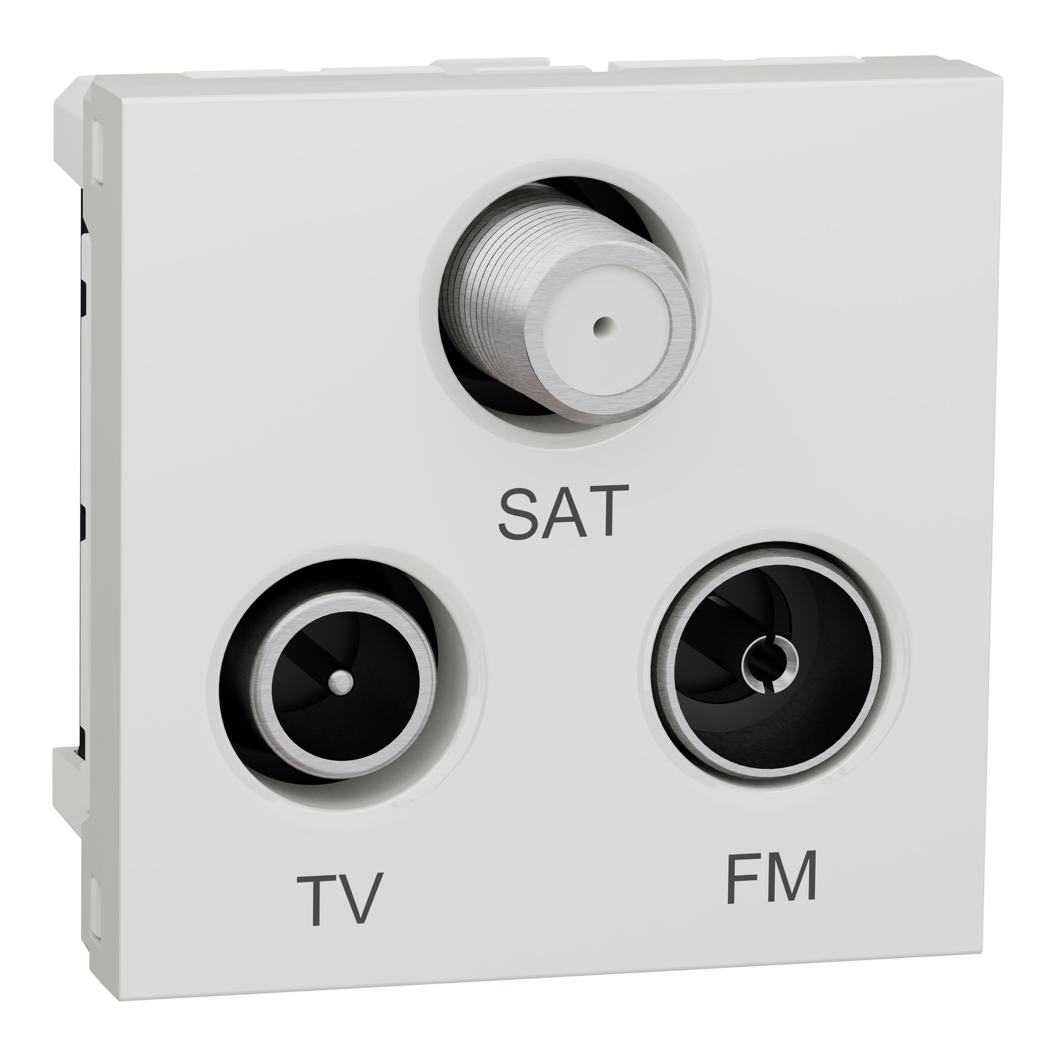 NU345020 Utičnica TV R SAT pojed. 2m bela antib