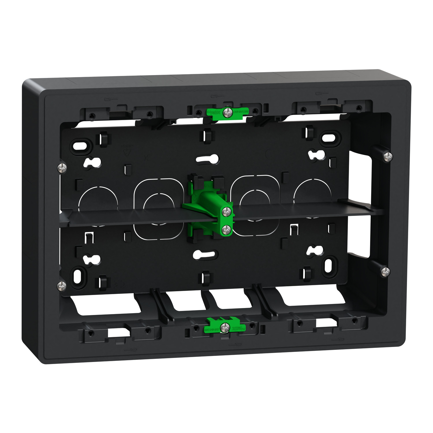 NU821854 2x8 modula nadgradna kutija antracit