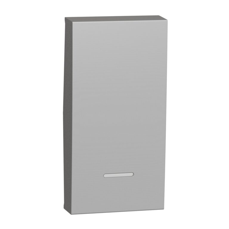 Prekidač 1P indikator 1 modul aluminijum