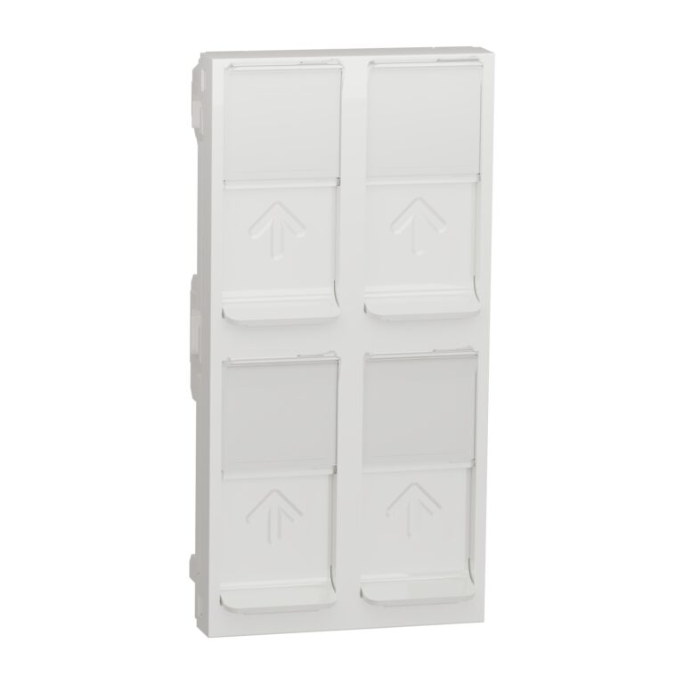 Poklopac RJ45 4xKeyst./Systimax 4m beli