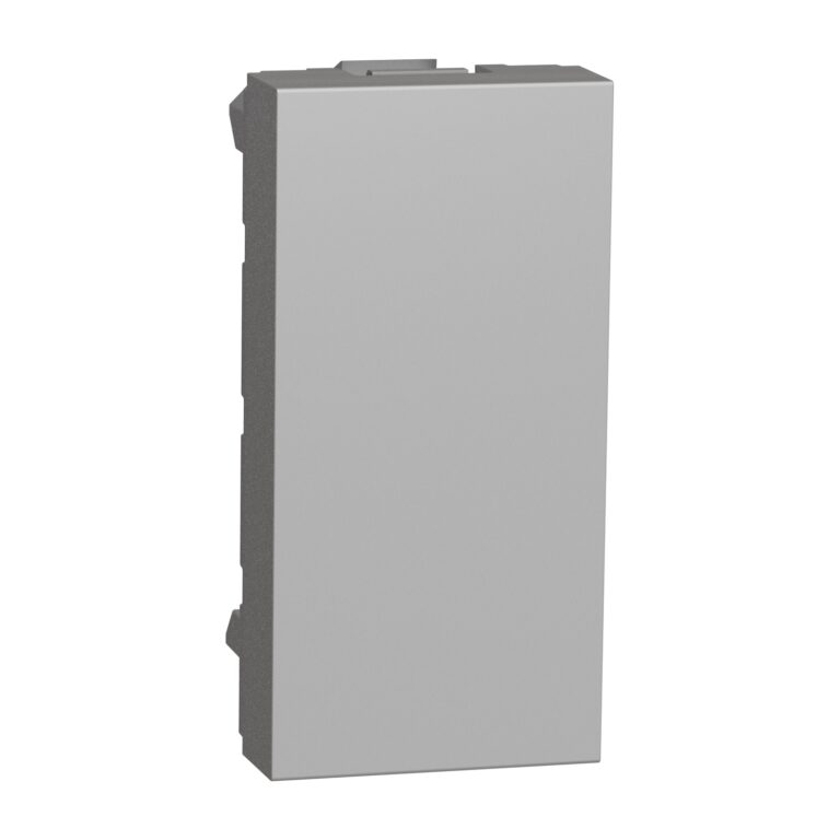 Slepi poklopac 1 modul aluminijum