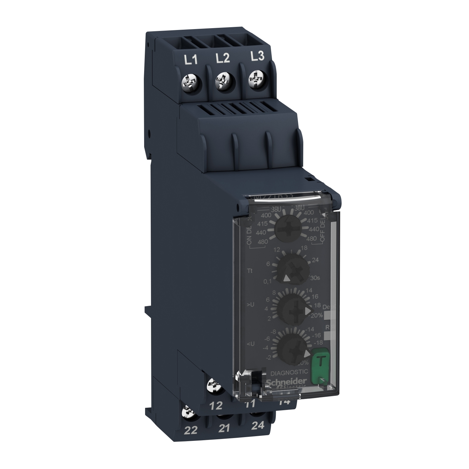 RM22TR33 naponski kontrolni relej - trofazni - 380…480 VAC