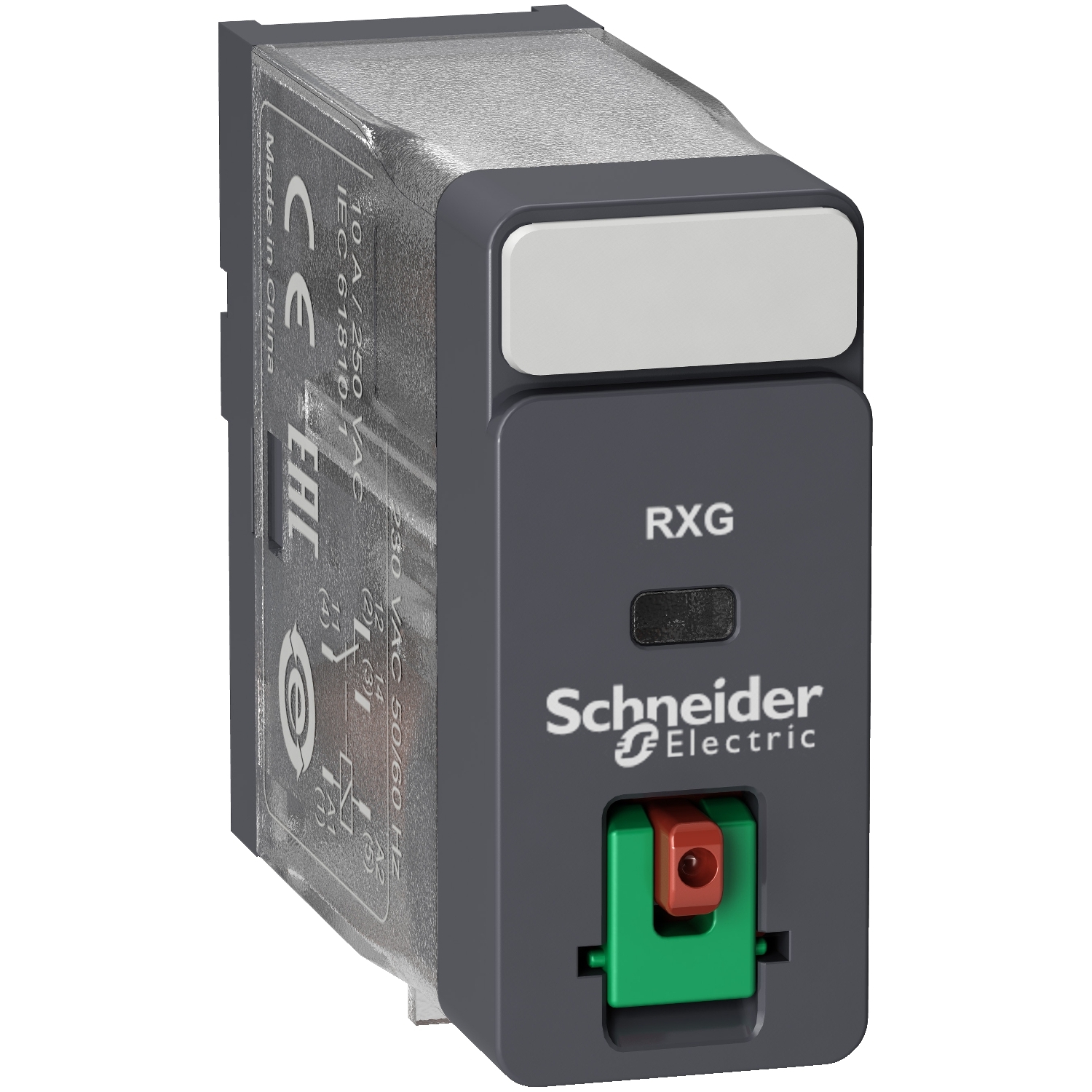 RXG11B7 utični interfejs relej - Zelio RXG - 1C/O standardni - 24V AC -10 A - sa LTB