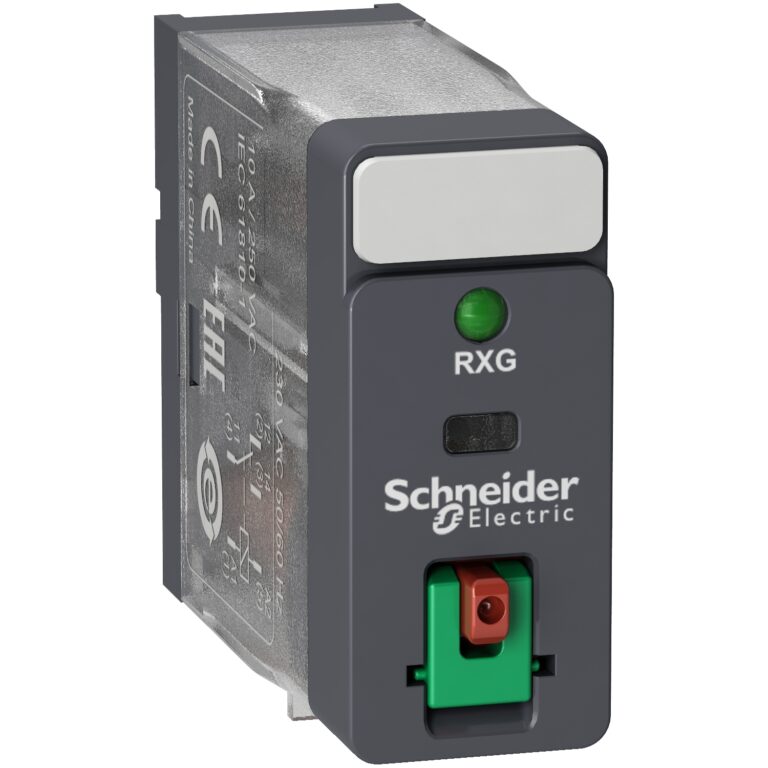 utični interfejs relej - Zelio RXG - 1C/O standardni - 24VAC-10A- sa LTB i LED