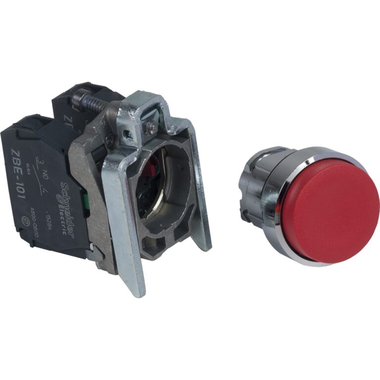 kompletni taster XB4 - Ø22 mm - 1 NO + 1 NC - opružni sa povratkom