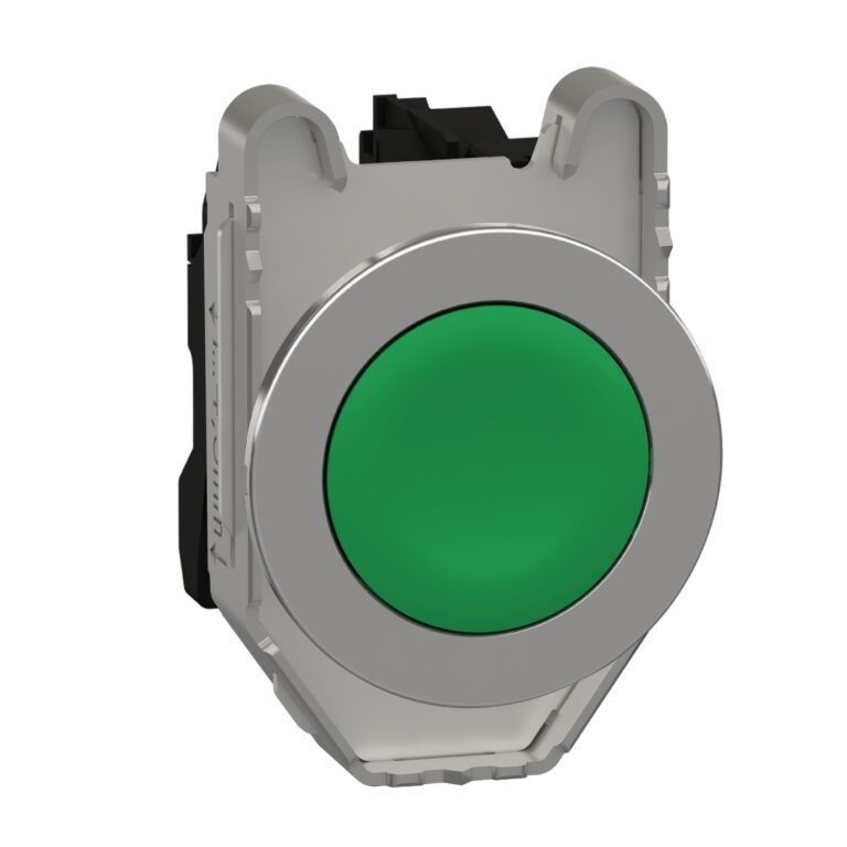 Push button flush mounted