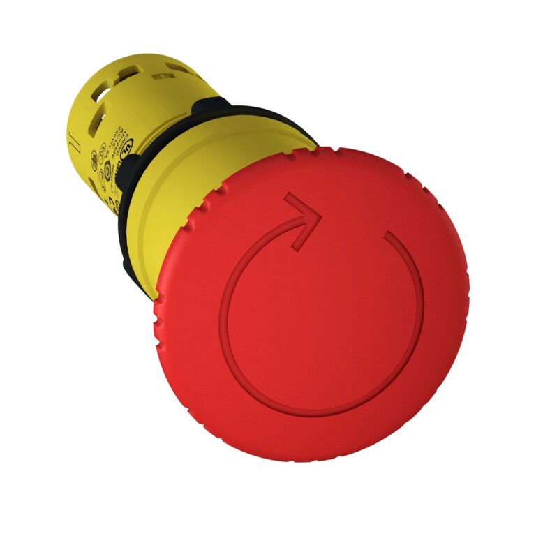 nužno isključenje Ø 22-crvena pečurk. glava Ø 40mm-otpuštanje zakret.-1 NO+1 NC