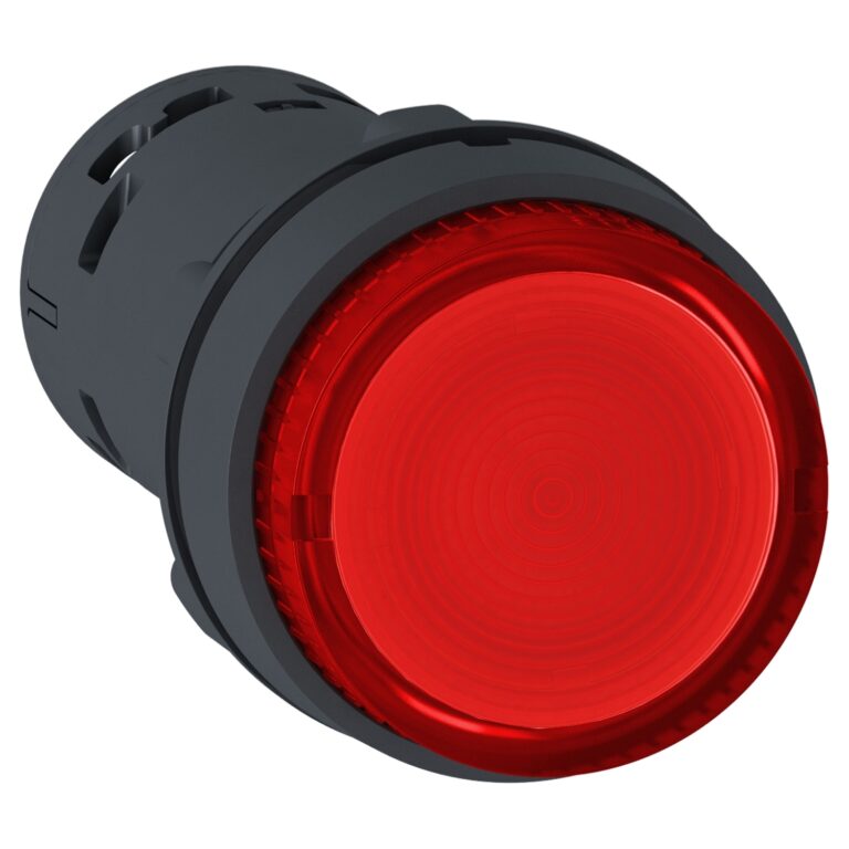 svetleći taster - LED - sa povratkom -1NO - crvena - 230V