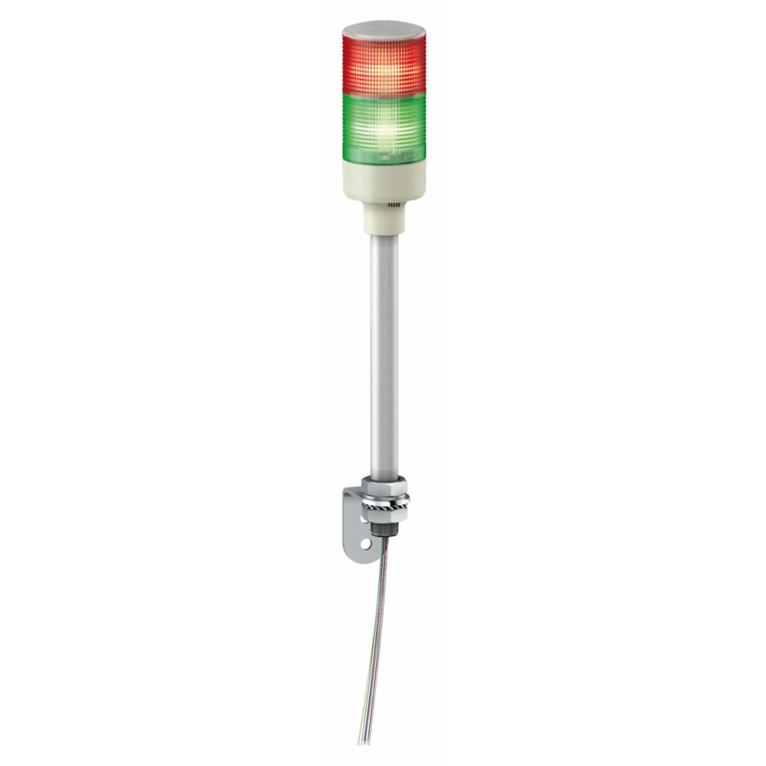 XVGB2S Svetlosna kolona - RG - 24V - LED - Sa zujalicom - Ugradnja cevi sa L nosačem