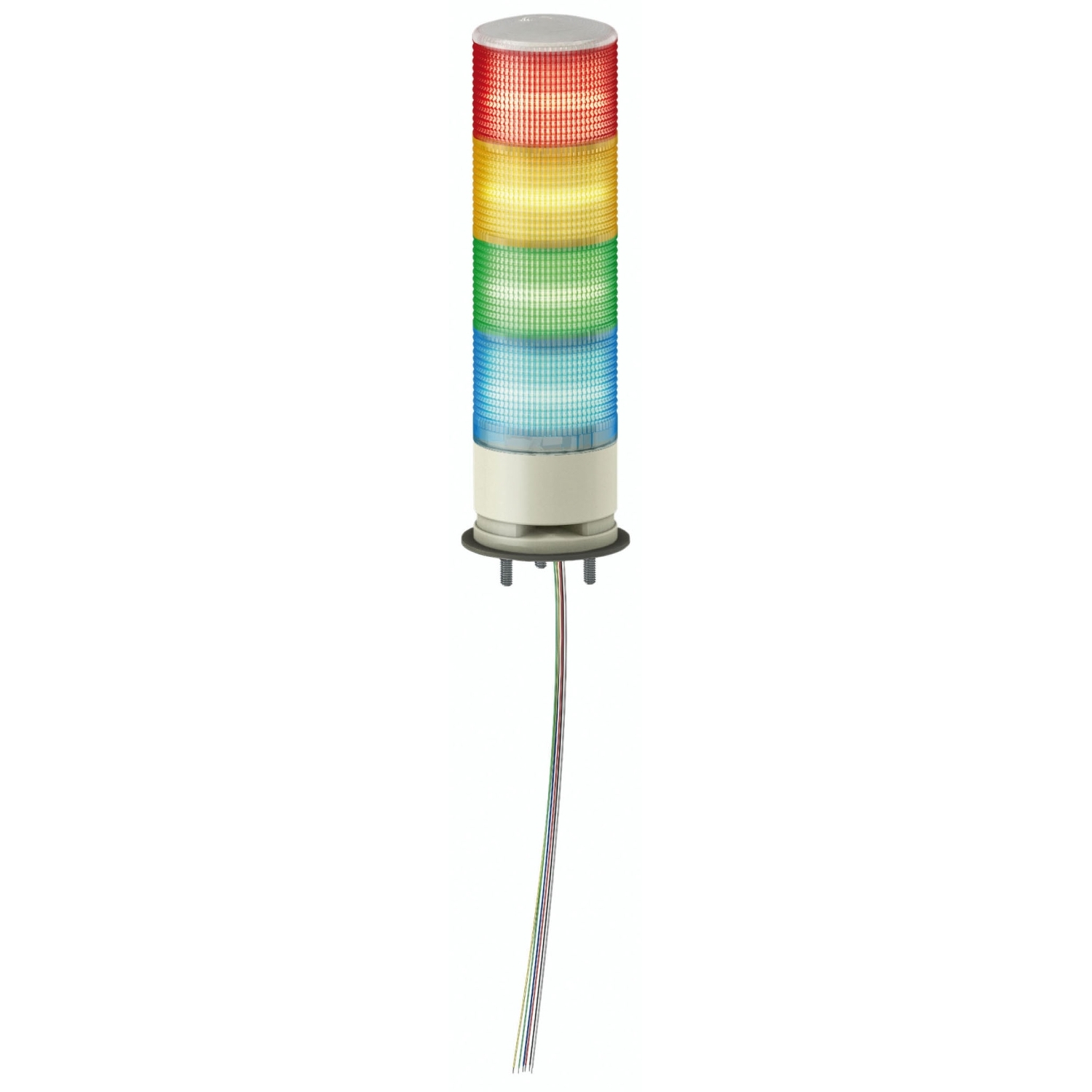 XVGB4SW Svetlosna kolona - RAGB - 24V - LED - Sa zujalicom - Ugradnja na bazu