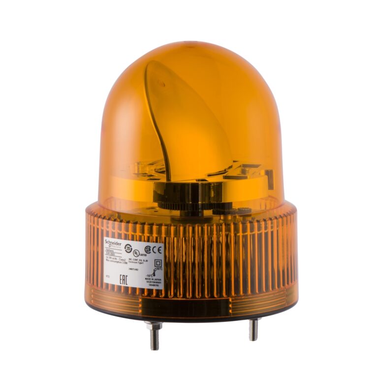 120mm rotirajuća svetiljka narandžasta 24VAC-DC