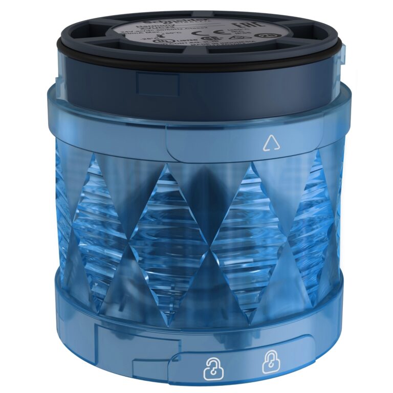 Ø 60 mm svetleća LED jedinica - trajno osvetljenje -plava- IP65 - 24 V AC/DC
