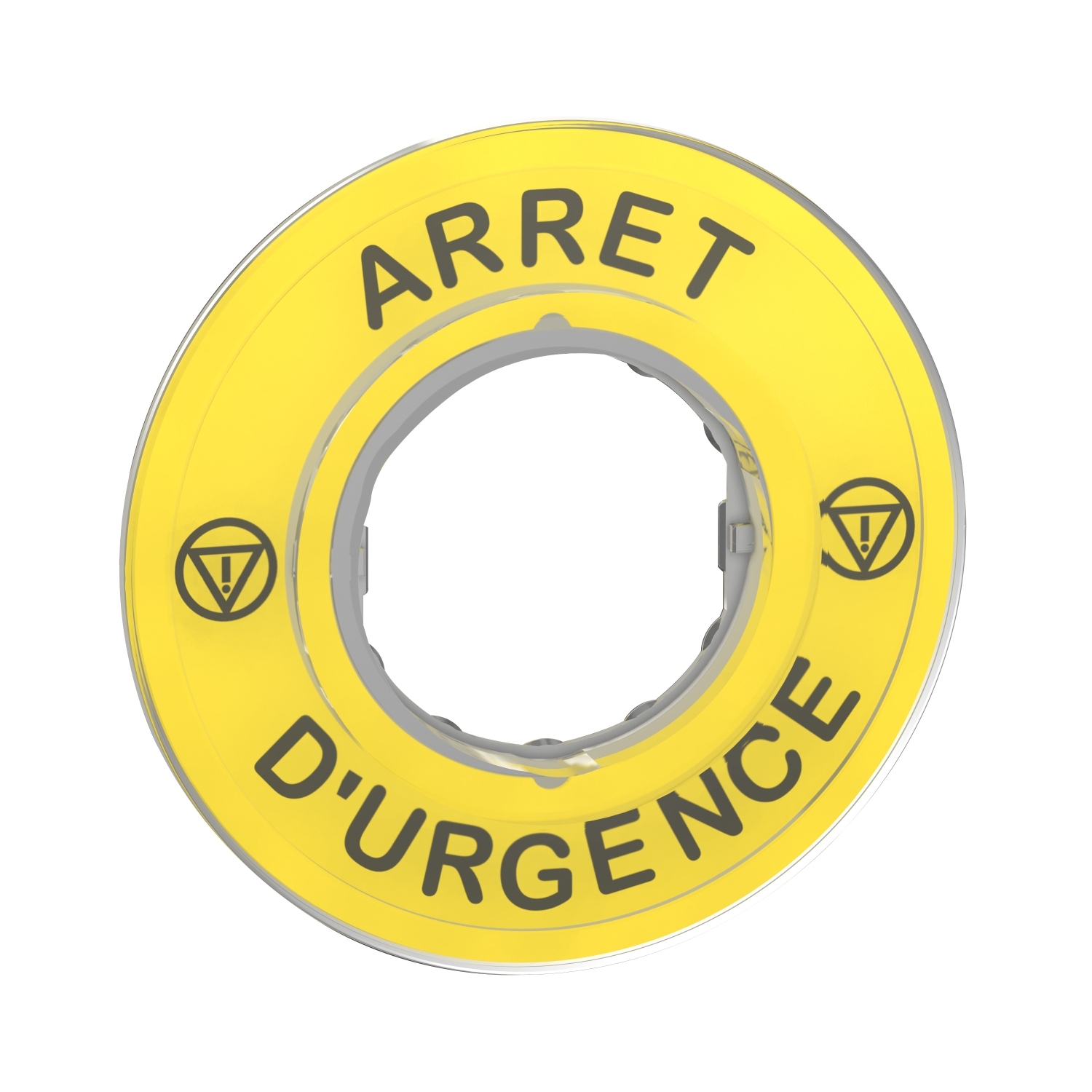 ZBY9120 Legend holder 60mm for emergency stop